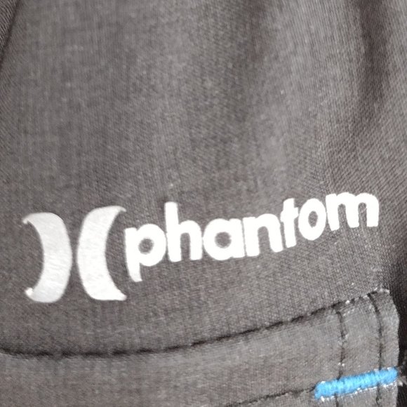 Hurley Phantom Rainbow Striped Blue Red Green & Black Skate Surf Board Shorts - Picture 6 of 9